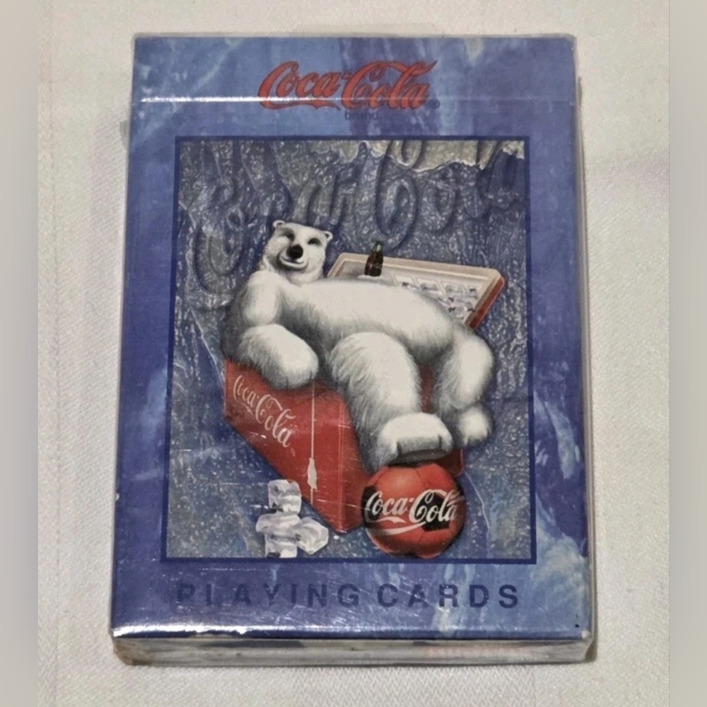 Coca-Cola Blue and Red Playing Cards